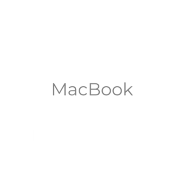 Macbook Schriftzug