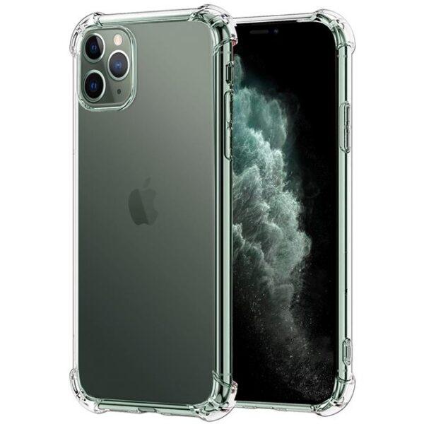 iPhone 11 Pro transparente Hülle mit dicken Ecken von hinten